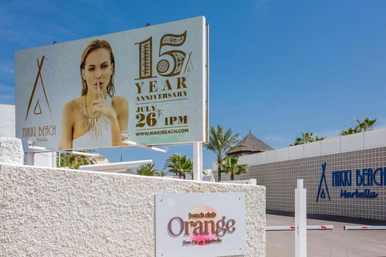Luxury Beach Side Apartment In Marbella Playa Kültér fotó