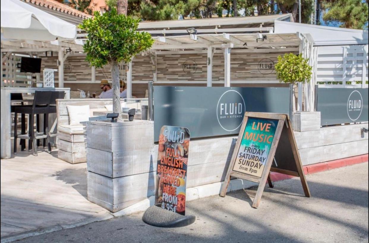 Luxury Beach Side Apartment In Marbella Playa Kültér fotó